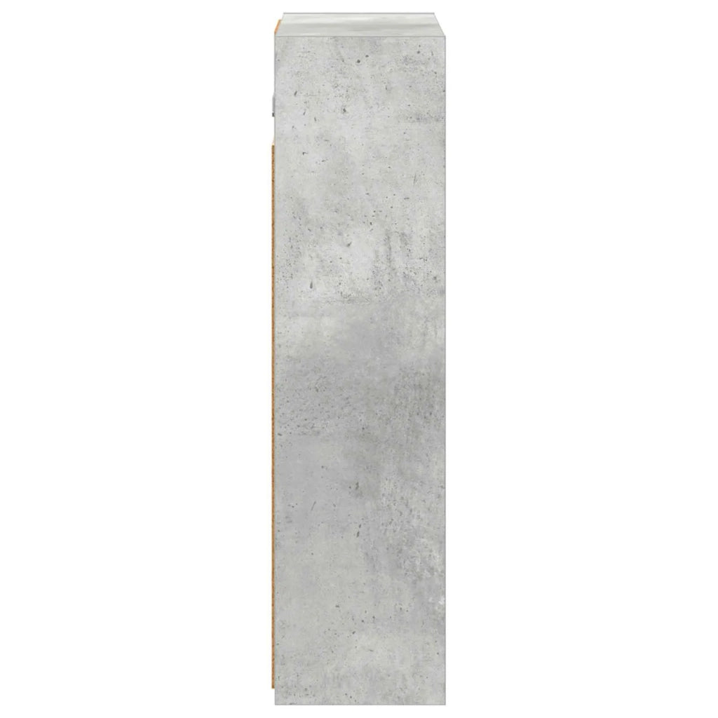 Mobiletto per specchio da bagno con lo scaffale Grigio cemento