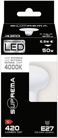 Suprema LAMPADA A LED R63 E27 luce naturale 7,1 W - 630 lumen 12.00 pz