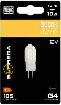 Suprema LAMPADA LED G4 ,Luce calda 1,5 W - 140 lumen 12.00 pz