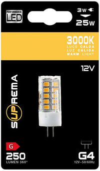 Suprema LAMPADA LED G4 ,Luce calda 3 W - 250 lumen 6.00 pz