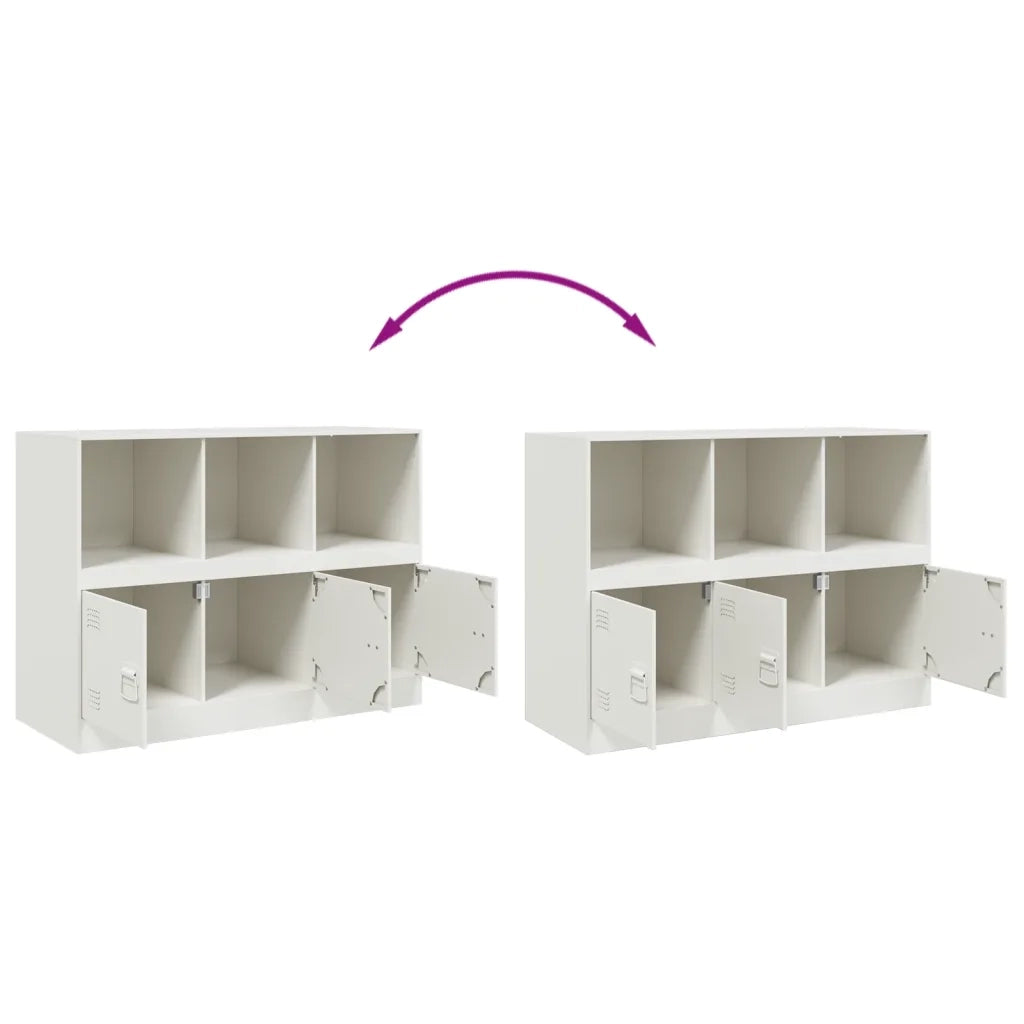 Credenza | Madia | Buffet da pranzo | Armadio da pranzo Rosa 99x39x73 cm in Acciaio