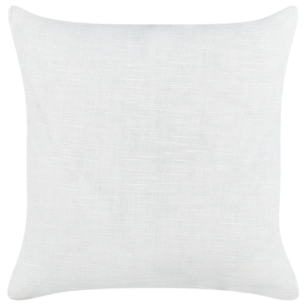 Set di 2 cuscini in lino e cotone con motivo a righe grigio e bianco 50 x 50 cm accessori salotto