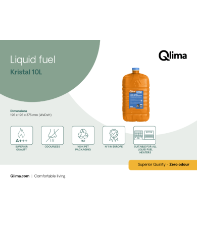 COMBUSTIBILE QLIMA KRISTAL 10 L- 1,0 pz