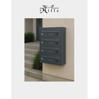 CASSETTA CONDOMINIO SOFIA 4 POSTI ANTRACITE- 1,0 pz