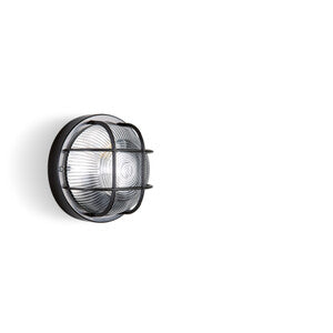 PLAFONIERA TONDA GRIGLIA NERO- 1,0 pz