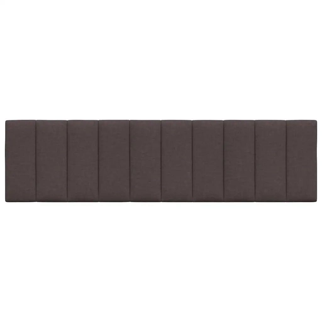 Coussin de tête de lit Hanko marron foncé 180 cm tissu