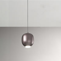 Sospensione Contemporanea Bullet Metallo Marrone Led 9W 3000K D12
