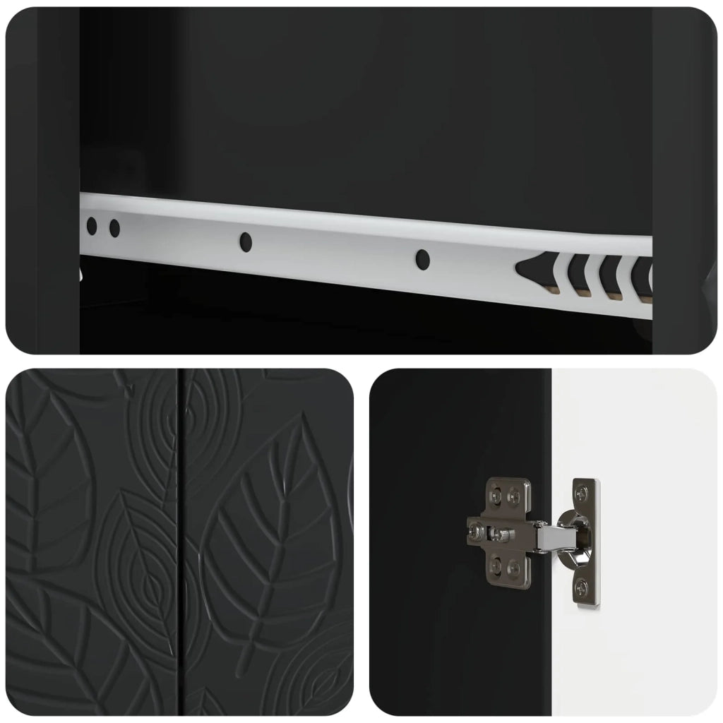 Credenza Nero 89 x 34,5 x 60 cm Legno ingegnerizzato 895116