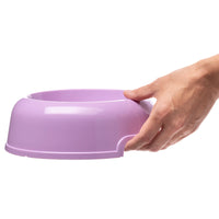 Ciotola per cani e gatti in plastica riciclata 3 litri Ø 33,5 cm con bordo antiscivolo e maniglie laterali Ferplast