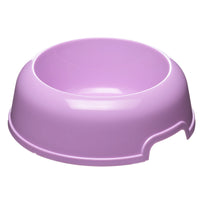 Set 6 ciotole per cani in plastica riciclata 0,5 litri Ø 18,5 cm con bordo antiscivolo e maniglie laterali colori assortiti Ferplast