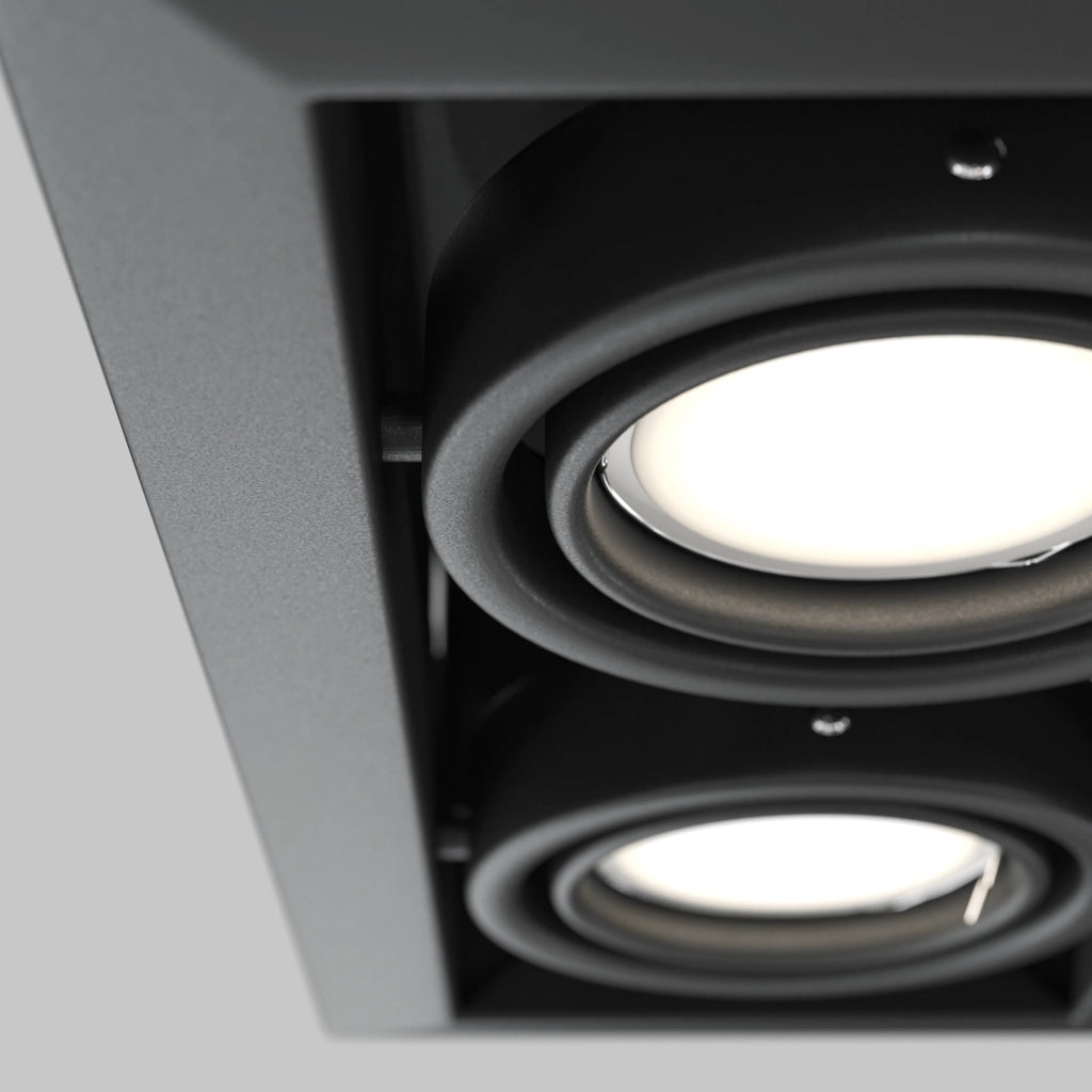 Faretto incasso soffitto Maytoni Metal Modern nero 2xGU10