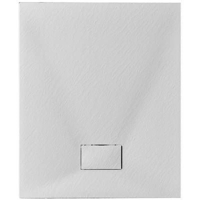 Cover per piletta piatto doccia Stone Essence Slim bianco 19,6 x 11,7 cm ricambio DH