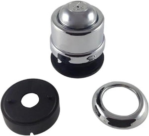 Pulsante di scarico completo per cassetta Unibox comando pneumatico finitura cromata 5.91 Its Todini