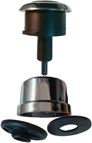 Pulsante di scarico completo per cassetta Unibox comando pneumatico finitura cromata 5.91 Its Todini