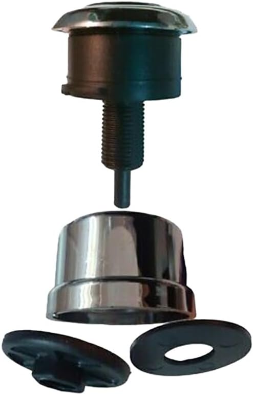 Pulsante di scarico completo per cassetta Unibox comando pneumatico finitura cromata 5.91 Its Todini