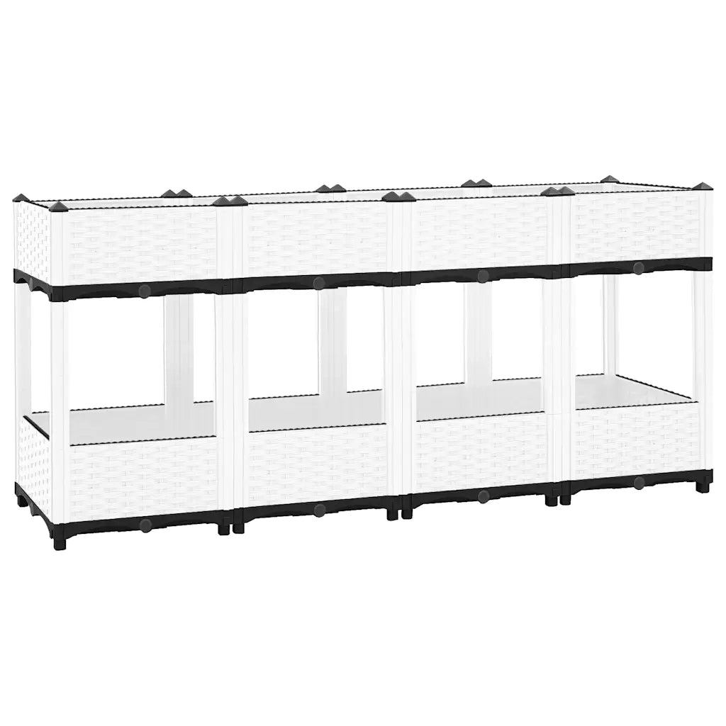 Fioriera Rialzata 160x40x71 cm in Polipropilene 153315