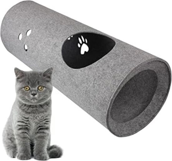 Tunnel per Gatti - Tunnel per Feline - Tunnel di Giocattolo per Gatti
