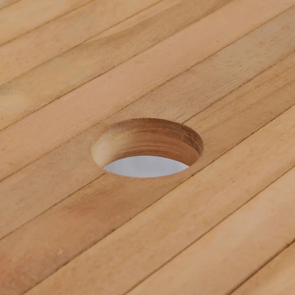 Tavolo da Giardino | Tavolino da esterno 180x90x75 cm in Massello di Teak
