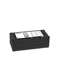 Scaffale Universal Pro 735 a 5 ripiani ventilati per interni in resina con fissaggio a muro colore nero 71x35x180 cm Toomax