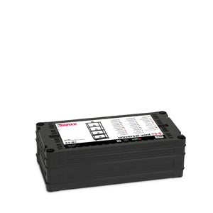 Scaffale Universal Pro 735 a 5 ripiani ventilati per interni in resina con fissaggio a muro colore nero 71x35x180 cm Toomax