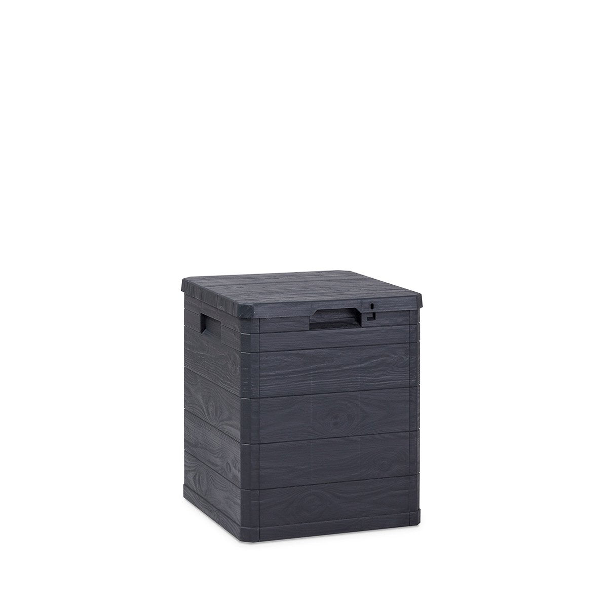 BAULE MULTIUSO WOODY'S 90 PER Baule multiuso Woody’s 90 litri in resina per interno colore antracite scuro predisposto per lucchetto ToomaxANTRACITE SCURO LT.90 ART.173  cm.42,5x44x50h.    TOOMAX