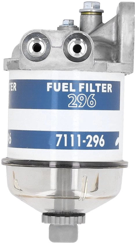 Filtro del carburante di sostituzione Unità semplice da installare - Adatto per Massey Ferguson - OEM 7111-296 - OEM 2656615 - Montaggio senza problemi - Unità del filtro del carburante