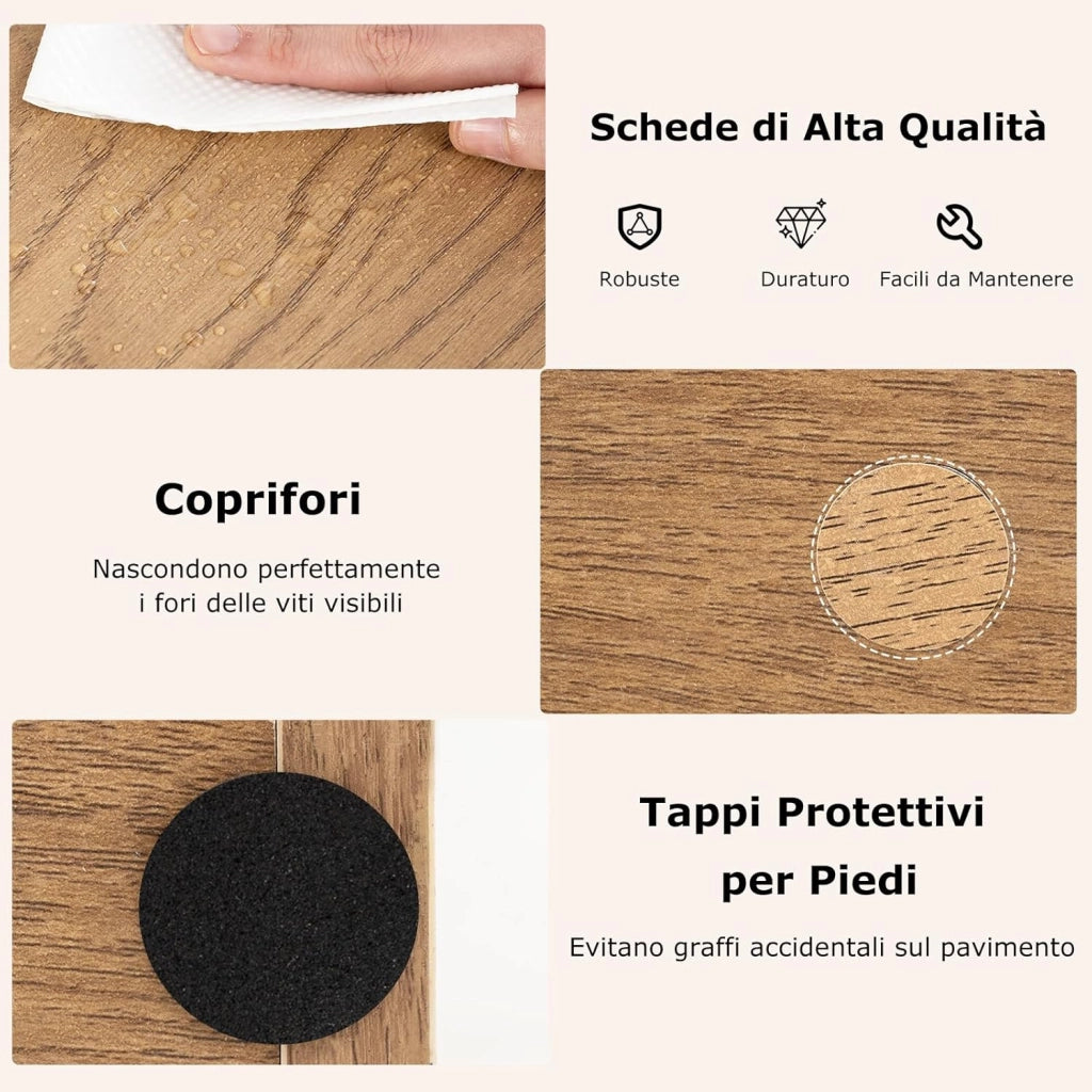 Scaffale in Legno per Libri, Libreria a 12 Ripiani con Kit Anti-Ribaltamento, Unità di Stoccaggio a Forma di Albero, Ideale per Casa Ufficio, 65 x 20 x 162 cm (Naturale)