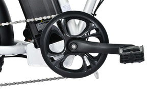 F.LLI SCHIANO fat pieghevole 20" acciaio forcella ammortizzata  10.4 ah LCD Silver