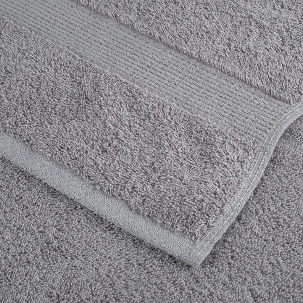 Asciugamani per Sauna SOLUND 2 pz Grigi 80x200cm 600gsm 137314