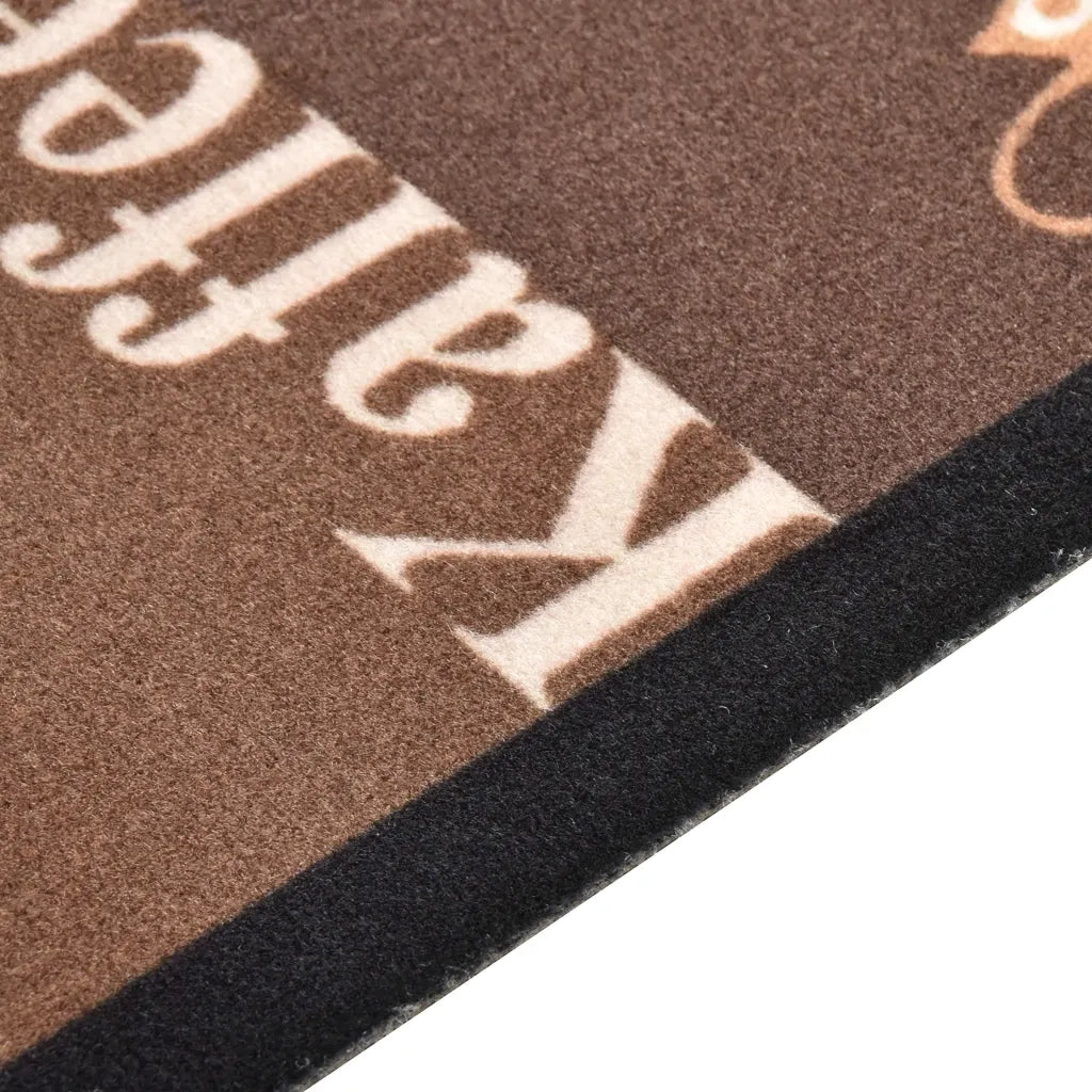 Tappetino da Cucina Lavabile CaffÃ¨ Marrone 45x150 cm cod mxl 43579