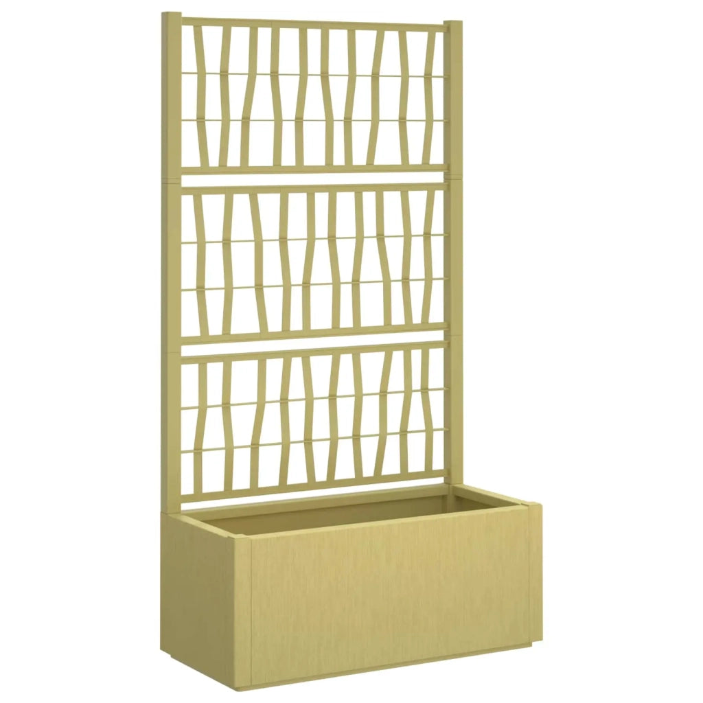 Vaso da Giardino con Trellis Verde 80 x 36 x 140 cm PP