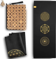 Mat yoga antiscivolo in gomma naturale e microfibra - formato XL - libero da sostanze pericolose - vegano - sostenibile - per pilates, fitness e allenamento