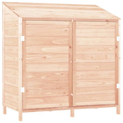 Casetta da giardino 102 x 52 x 112 cm in legno massello di abete marrone 02_0044039