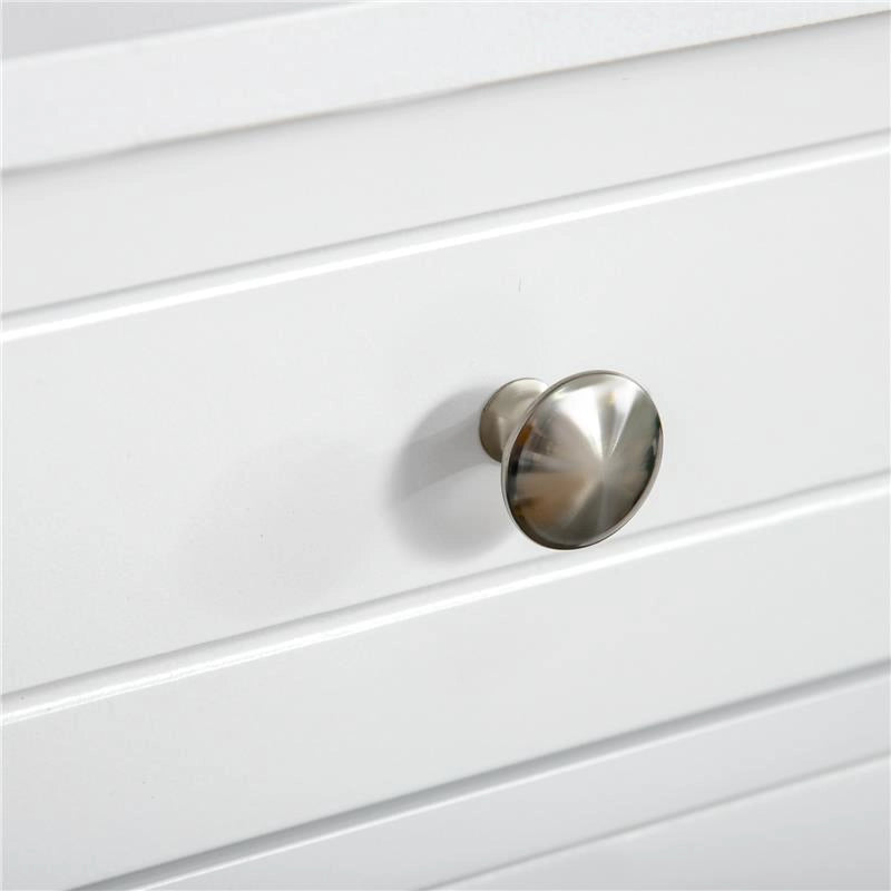 MOBILE BAGNO A 2 ANTE CON RIPIANO REGOLABILE E 2 CASSETTI IN LEGNO 60X30X75 CM BIANCO