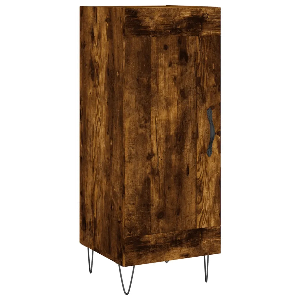 Credenza Rovere Fumo 34,5x34x90 cm in Legno Multistratocod mxl 128630