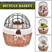 Carriera per cani - Rattan - Carrello per animali domestici - Facile da smontare - 30x25x20cm - Leggero 415g - Carriera per cani