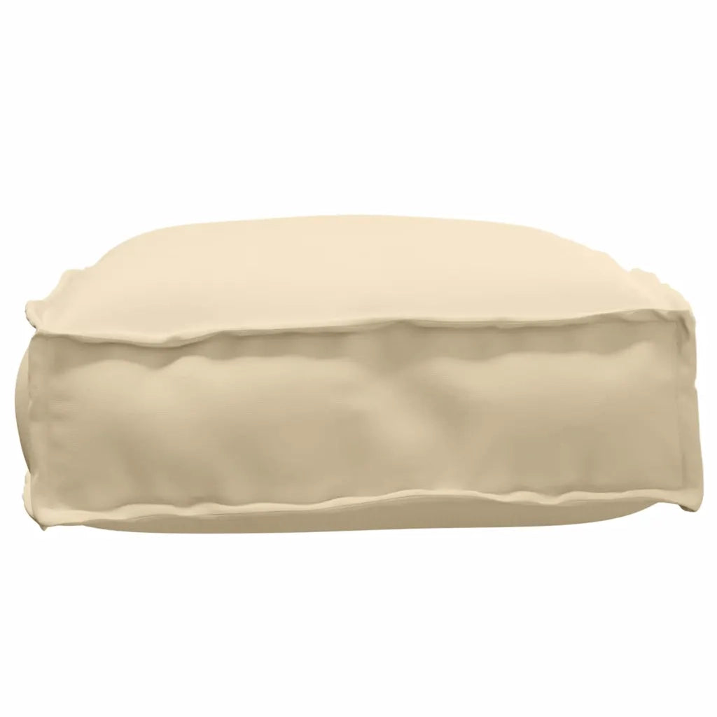 Cuscino Beige 60 x 40 x 8 cm Tessuto Oxford 42001611