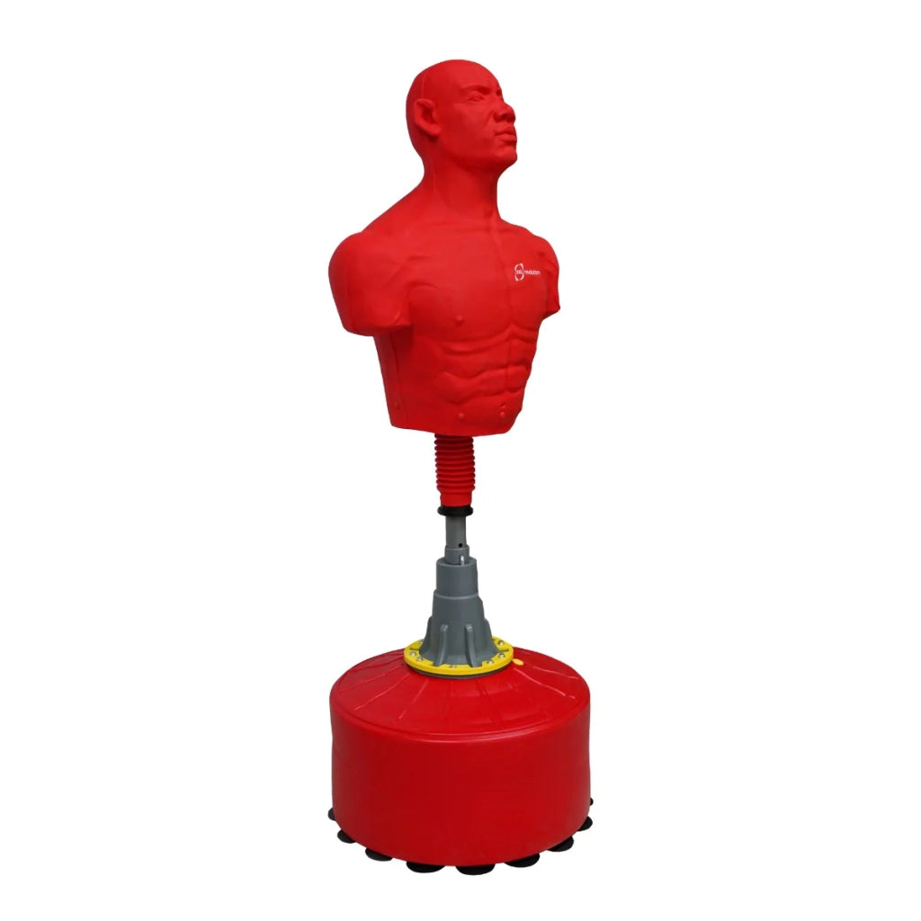 Manichino da boxe autoportante Grande Rosso 175cm Arti marziali Boxe Allenamento