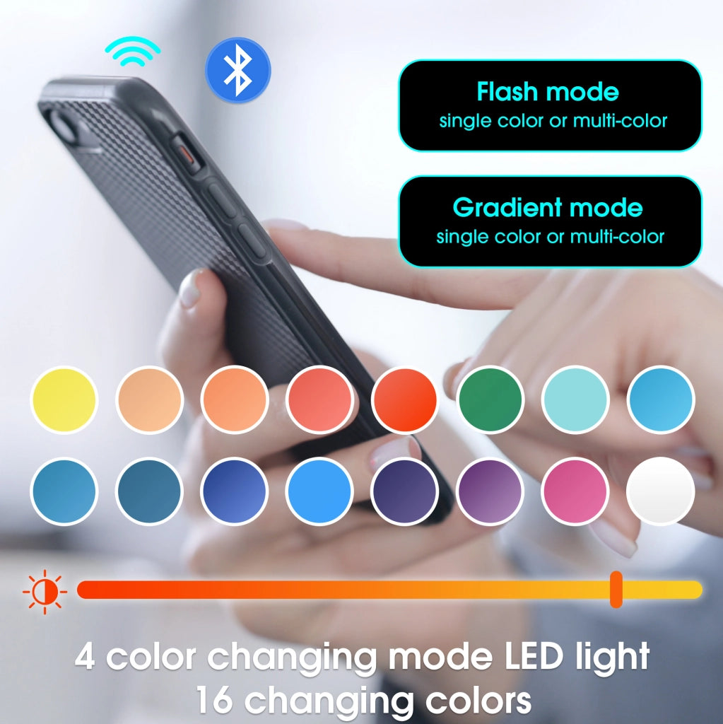 Mobile contenitore moderno 80x40x146 cm in truciolare con LED 16 colori; nero e naturale