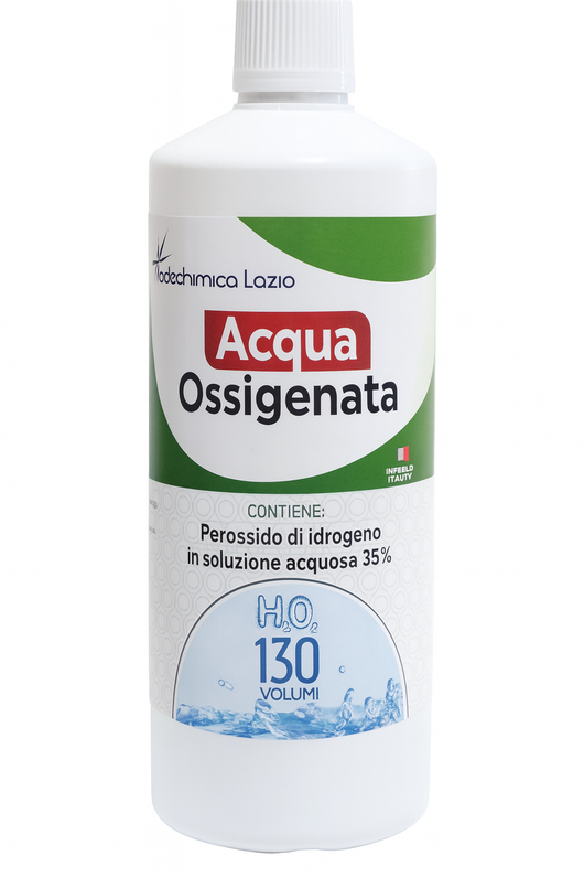 Acqua ossigenata 130 volumi confezione 12 pezzi LT 1 soluzione ossidante per schiarire e sbiancare il legno