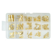 Trade Shop - 75 Spine In Rame Per Altoparlanti Innesto Rapido Piatto Femmina Non Isolato -