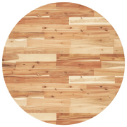 Piano Tavolo | Superficie Tavolo | Piano Scrivania Rotondo ?90x2 cm in Legno Massello di Acacia