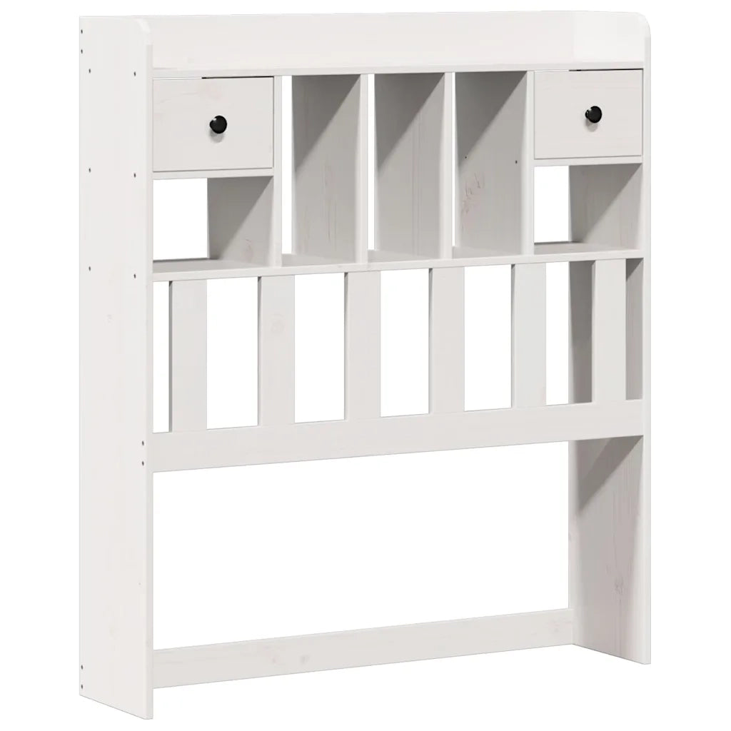 Letto con Libreria senza Materasso 75x190 cm in Legno Pino 3322781