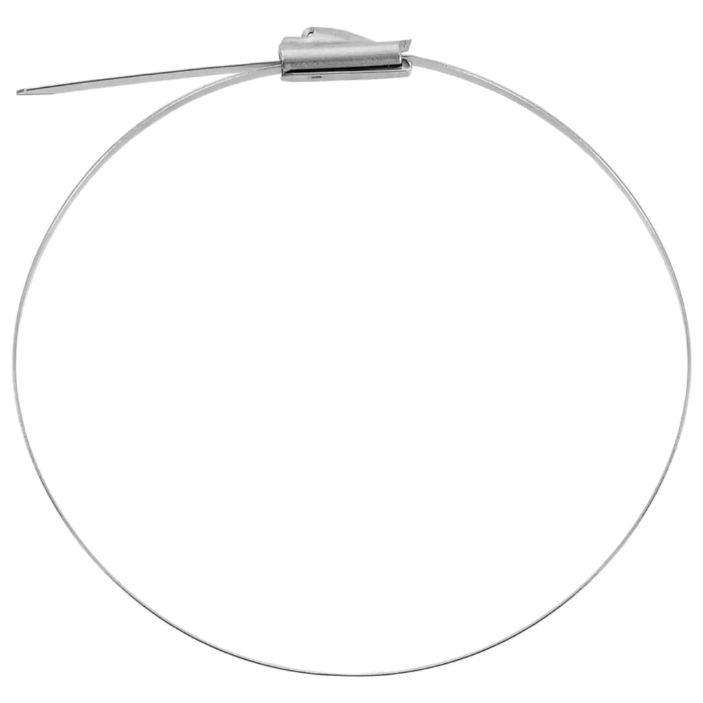 Fascetta per Cavi 12 pz 4,6 x 200 mm Argento 42029272