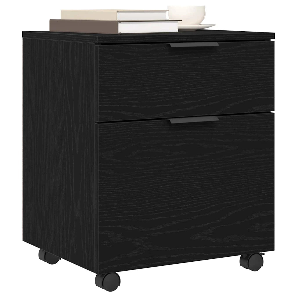 Armadio per File Rovere Nero 45 x 38 x 54 cm Legno multistrato 862771