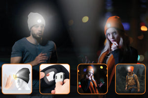 Luxen BERRETTO CON LUCE LED RICARICABILE 1 W, DOPPIA ACCENSIONE, luce naturale, col. assortiti