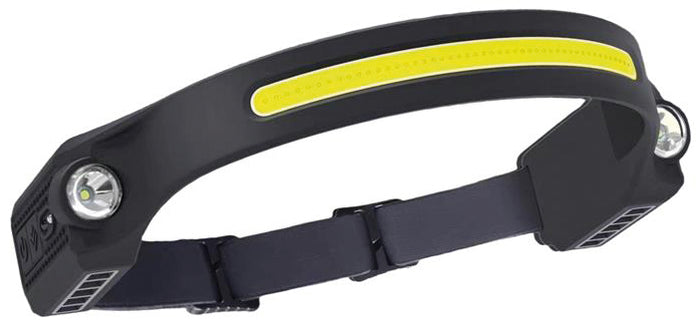 Luxen TORCIA DA TESTA RICARICABILE IN SILICONE, CON SENSORE,  6 W, 300 lumen, 7 modalitÃE di luce