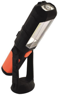 Luxen TORCIA DA LAVORO CON MAGNETE 3 W FRONTALE + 1 W TORCIA, 240 lumen, col. Arancione