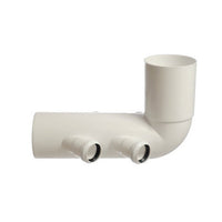 CURVA WC CON 4 USCITE- Diam. 110/40- GABBA- pezzi 1