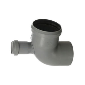 CURVA HTB 87Â° USCITA FRONTALE- Diam. 90/40 uscita frontale- GABBA- pezzi 1